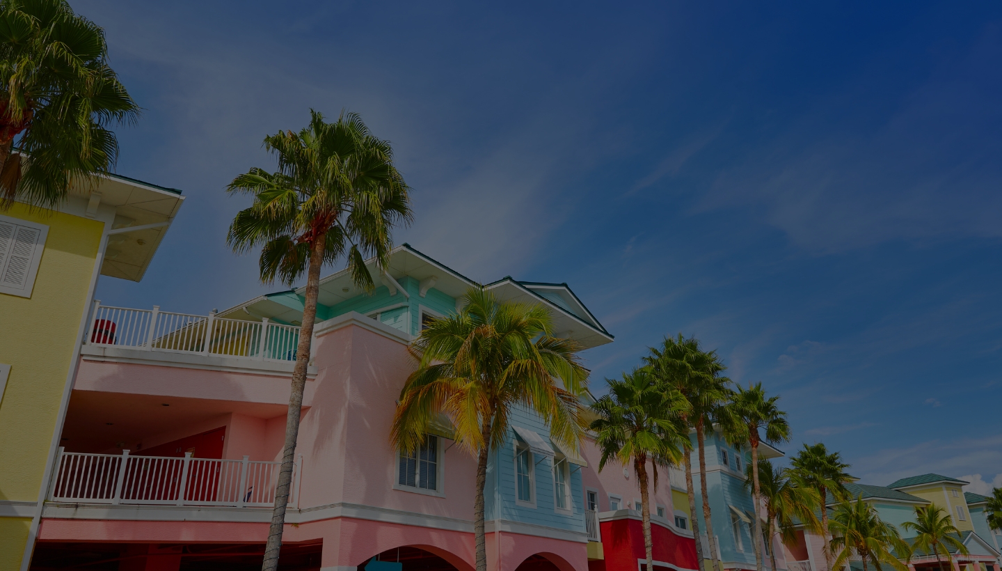 Lee-County-FL-Fort-Myers-Colorful-Homes-Beach-Lifestyle-Palm-Trees